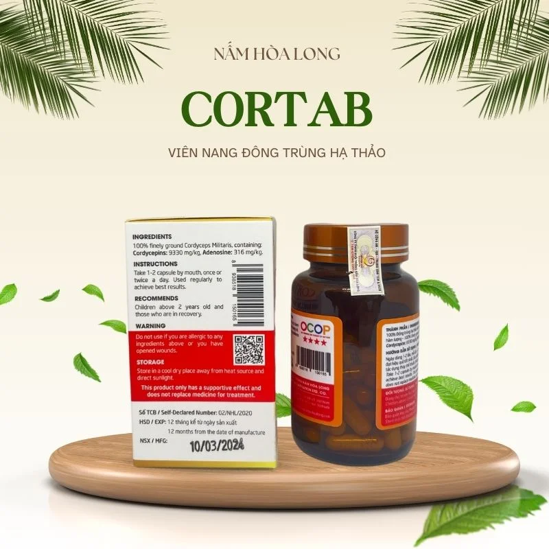 CorTab - Viên nang Đông trùng hạ thảo - Hình ảnh 2