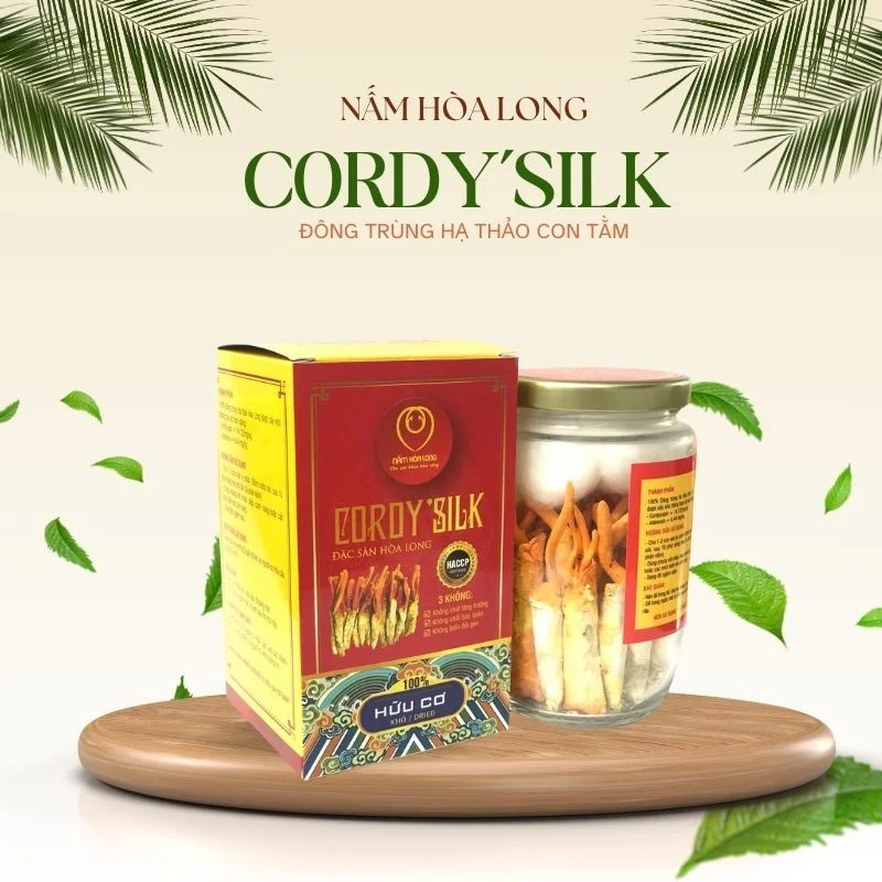 Cordy'Silk - Nấm Đông Trùng Hạ Thảo Con Tằm - Ảnh 4